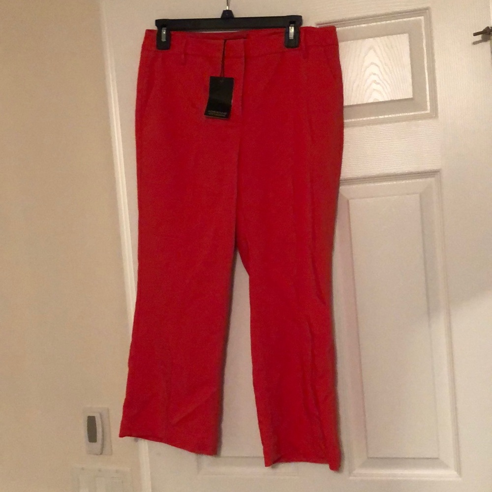 Brand new red capris